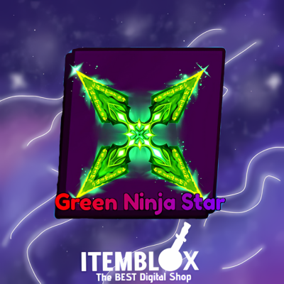 Green Ninja Star